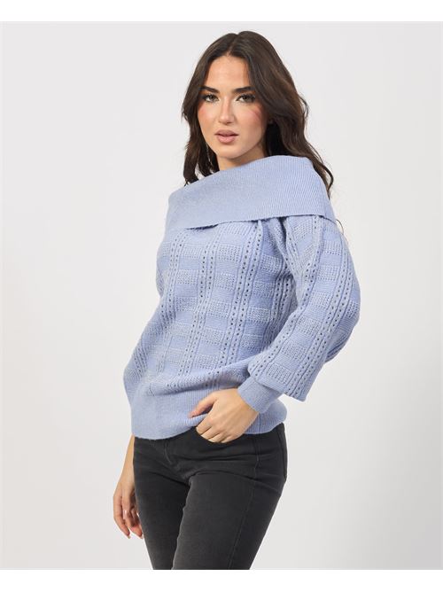 Pull femme Silvian Heach ? ?paules d?nud?es SILVIAN HEACH | GPA24250MASKY EASTER EGG